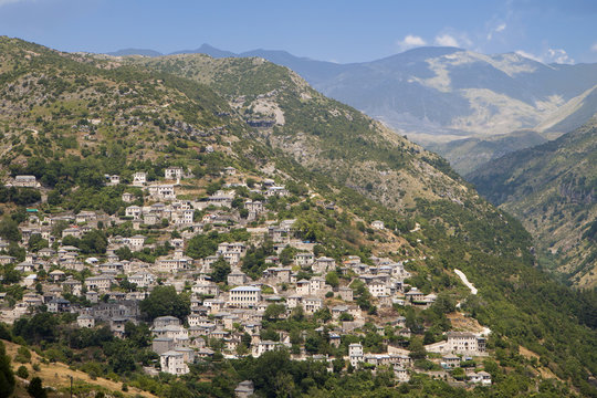 Traditional village of Syrako at Tzoumerka in Greece