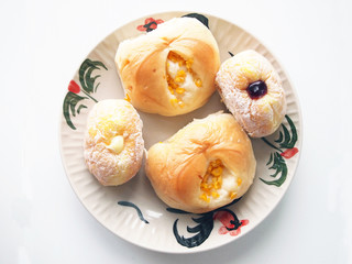 sausage bread thai bakery