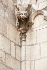Fototapeta na wymiar Gargoyle statue, Notre Dame de Paris