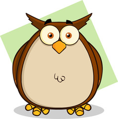 Owl Cartoon Character