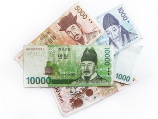 South Korean Won currency