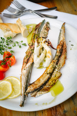 Grilled fish