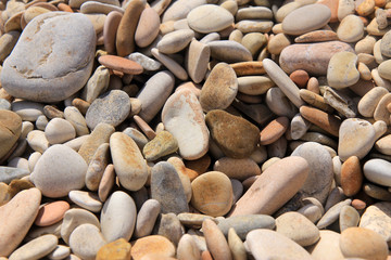 Beach of pebbles