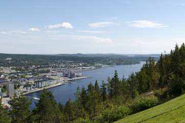 View over Oernskoldsvik Sweden