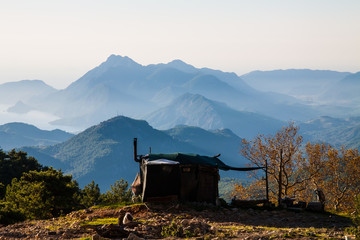 Old house in mountains