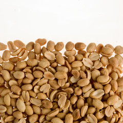 Peanuts isolated on white background