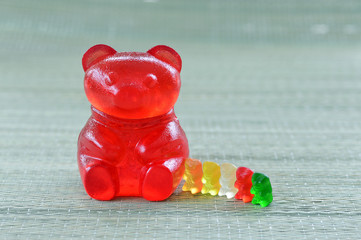 Giant gummy bear.