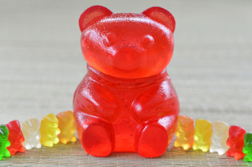 Giant gummy bear.