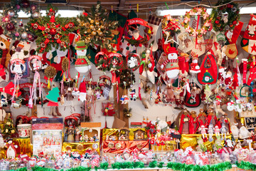 toys at Christmas market