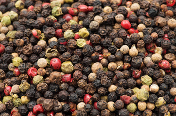 mixture of peppers, background