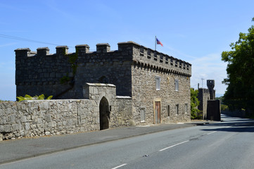 Fototapeta na wymiar Ruthin Castle in North Wales