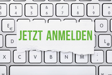 Jetzt anmelden