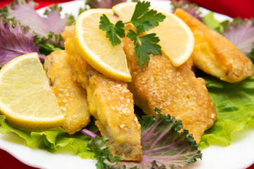 Delicious spiced catfish