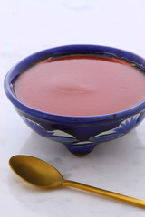 Delicious mexican guacamole dip