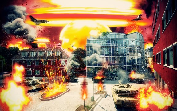 Citt&agrave; sotto attacco, assedio, guerra, apocalisse, terrorismo