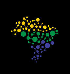 Brasil Networking Map logo