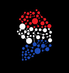 South Korea Networking Map