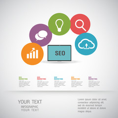 Set of SEO and Development icons