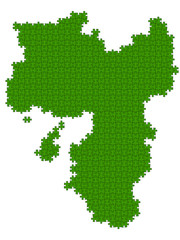 近畿　地図　パズル