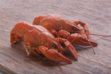 Boiled crawfish
