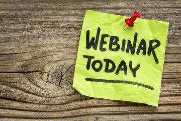 webinar today reminder note