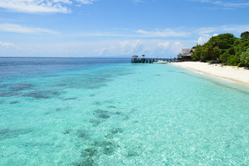 beautiful tropical island resort, Mataking island, Sabah