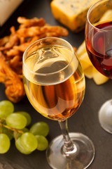 wine and cheese