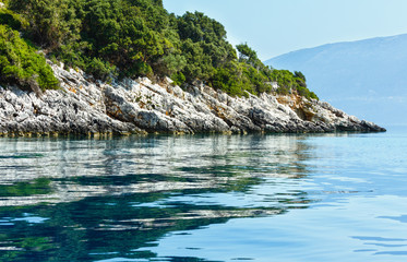 Naklejka premium Summer Kefalonia coast view (Greece)
