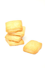 snack cotti al forno sfondo bianco