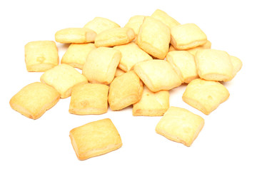snack cotti al forno sfondo bianco