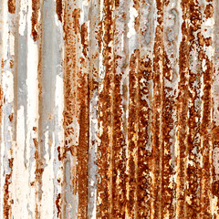 rusty metallic frame texture