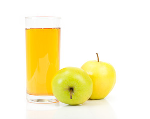 apple with juice