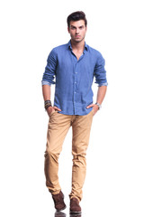 Fototapeta premium full body picture of a young casual man