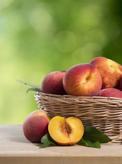 fresh peaches