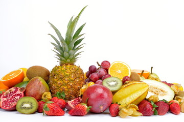 fresh tropical fruits