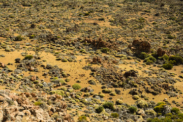 Blick in die Caldera Las Canadas auf Teneriffa