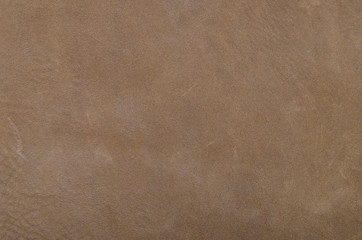 Background of light brown leather factory