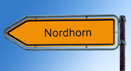 Strassenschild 7 - Nordhorn