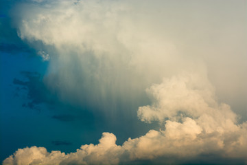 Fototapeta na wymiar Dramatic sky - weather forecast background