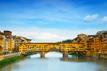 Fototapete Ponte Vecchio View of Gold (Ponte Vecchio) Bridge in Florence
