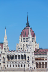 Obraz premium building of the Hungarian parliament in Budapest, Hungary