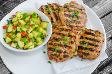 Ground turkey fillet