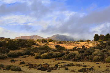 Landschaft im Teide Nationalpark auf Teneriffa