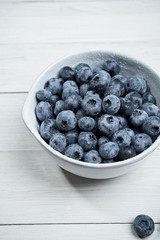 Fototapeta na wymiar Blueberry antioxidant organic superfood