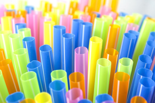 Colorful of straw