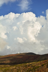 Wolken im Gebirge Teneriffas