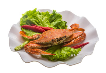 Boiled crab
