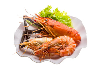 Giant Freshwater Prawn and king prawns