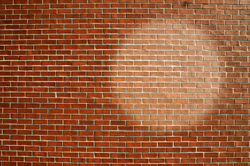 Wand angestrahlt