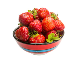 Strawberry in the bowl